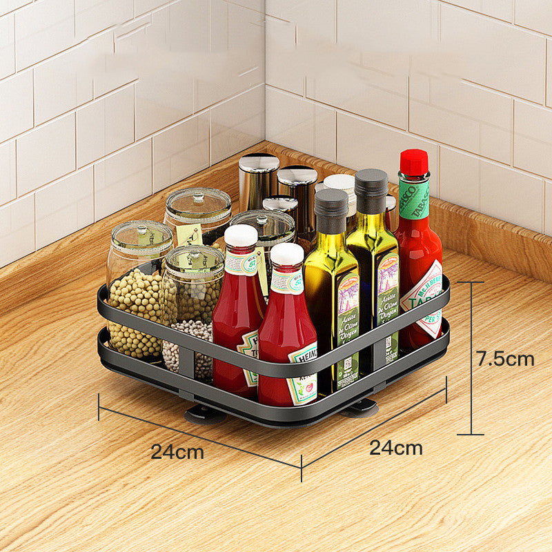 Rotatable Kitchen Seasoning Rack